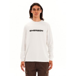 EMERSON ΑΝΔΡΙΚΗ ΜΑΚΡΥΜΑΝΙΚΗ ΜΠΛΟΥΖΑ 252.EM31.01 FROSTY WHITE