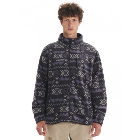 EMERSON ΑΝΔΡΙΚΟ FLEECE ΜΕ ΦΕΡΜΟΥΑΡ  252.EM290.122 OFF BLACK