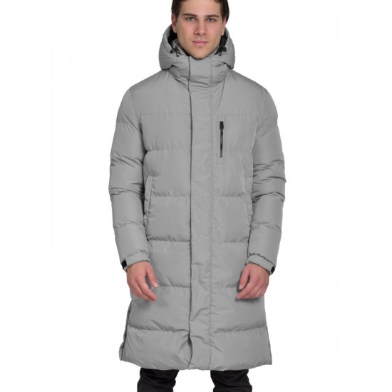 ICE TECH ΑΝΔΡΙΚΟ ΜΑΚΡΥ PUFFER JACKET V-207 GREY