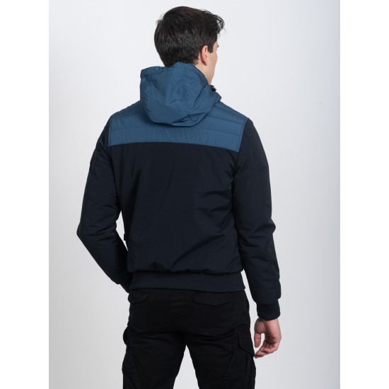 JACKET ΑΘΛΗΤΙΚΟ BOMBER ICE TECH G-821 BLUE/NAVY