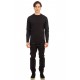 Ανδρική Μπλούζα REBASE 242-RKNIT-8000-Pure Black Μαύρο