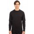 Ανδρική Μπλούζα REBASE 242-RKNIT-8000-Pure Black Μαύρο