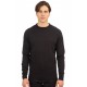 Ανδρική Μπλούζα REBASE 242-RKNIT-8000-Pure Black Μαύρο
