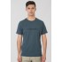 Rebase Ανδρικό T-Shirt με Ανάγλυφη Στάμπα  251RTS-9009 Deep Teal