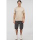 REBASE T-Shirts with Embroidery 251RTS-9016 Ice Grey