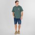 Rebase Ανδρικό T-Shirts Front-Back Printed 261RTS-9153 