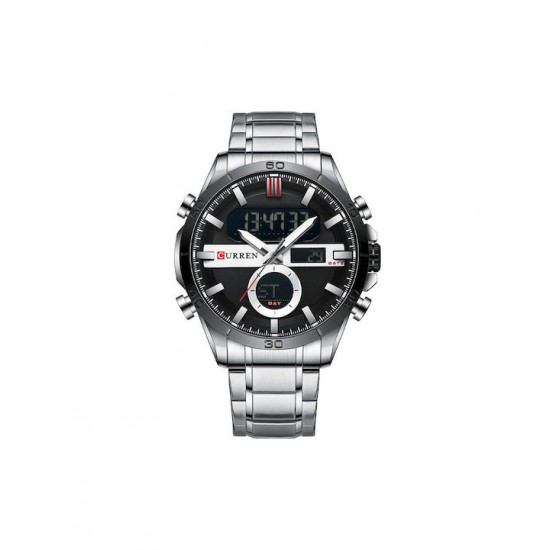 ΑΝΔΡΙΚΟ ΡΟΛΟΙ CURREN 8384 SILVER