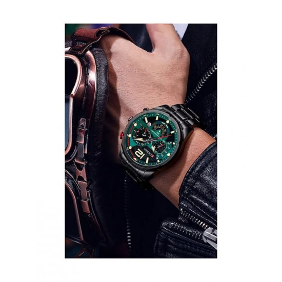 ΑΝΔΡΙΚΟ ΡΟΛΟΙ CURREN 8395 BLACK/GREEN